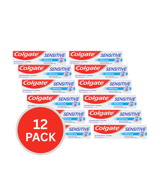 Colgate Toothpaste Sensitive Whitening 110g (12 Pack)