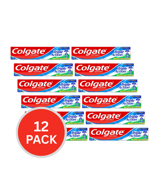 Colgate Toothpaste Triple Action Original Mint 160g (12 Pack)