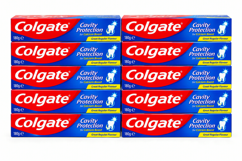 Colgate Cavity Protection Toothpaste 180g x 12 Pack Calcium Boost Regular