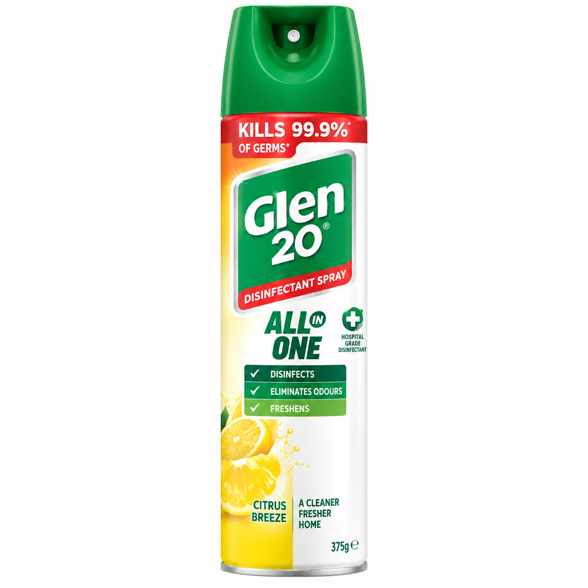 Glen 20 All In One Disinfectant Spray Citrus Breeze 375g (6 Pack)
