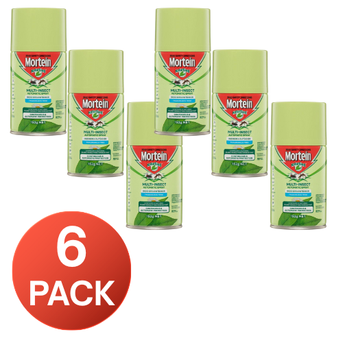 Mortein 152g Multi Insect Automatic Spray Refill Eucalyptus Scent (6 Pack)
