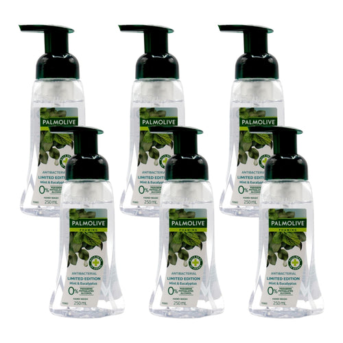 Palmolive Foaming Hand Wash Mint & Eucalyptus 250mL (6 Pack)