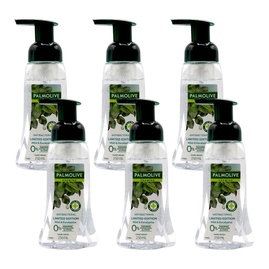 Palmolive Foaming Hand Wash Mint & Eucalyptus 250mL (6 Pack)