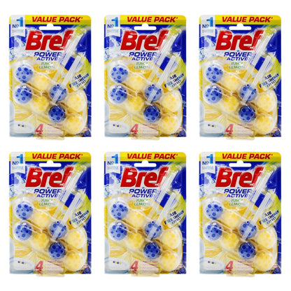 Bref Toilet Cage Power Active Juicy Lemon PK2 x 50g (6 Pack)