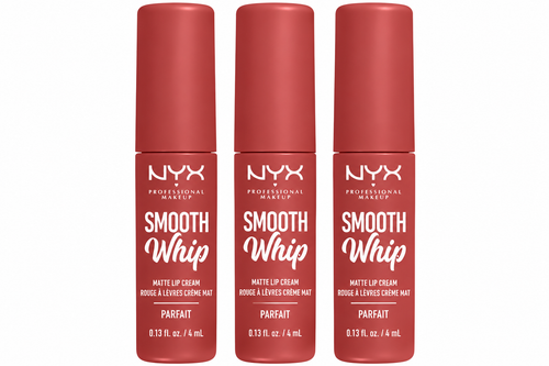 NYX Smooth Whip Matte Lip Cream Parfait 4mL x 3 Pack Lip Colour