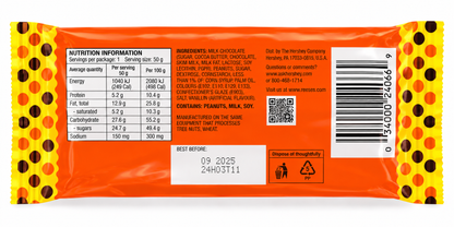 Reeses Pieces Peanut Butter Candy Crunchy Shell 50g x 20