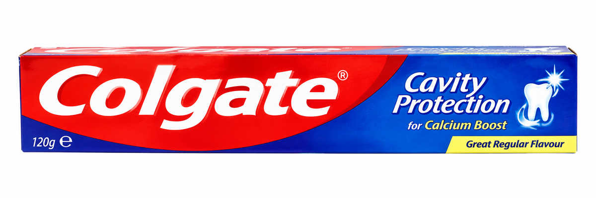 Colgate Cavity Protection Toothpaste 120g Calcium Boost Regular Flavour 12Pk