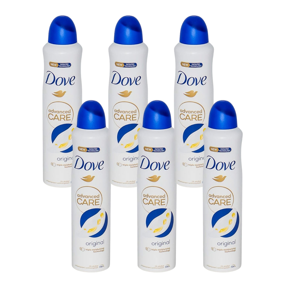 Dove Advanced Care Antiperspirant Original 250mL (6 Pack)