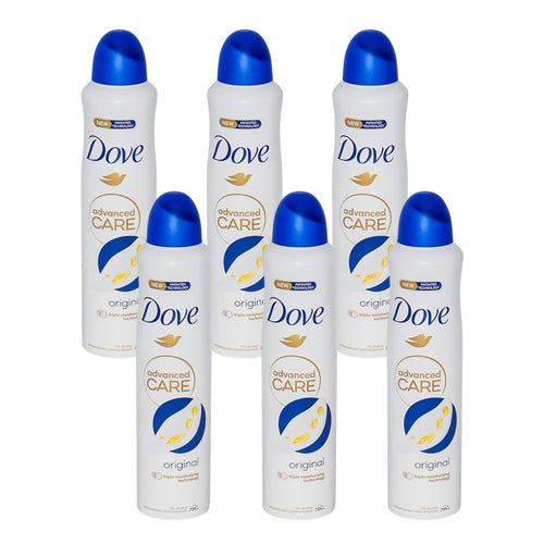 Dove Advanced Care Antiperspirant Original 250mL (6 Pack)