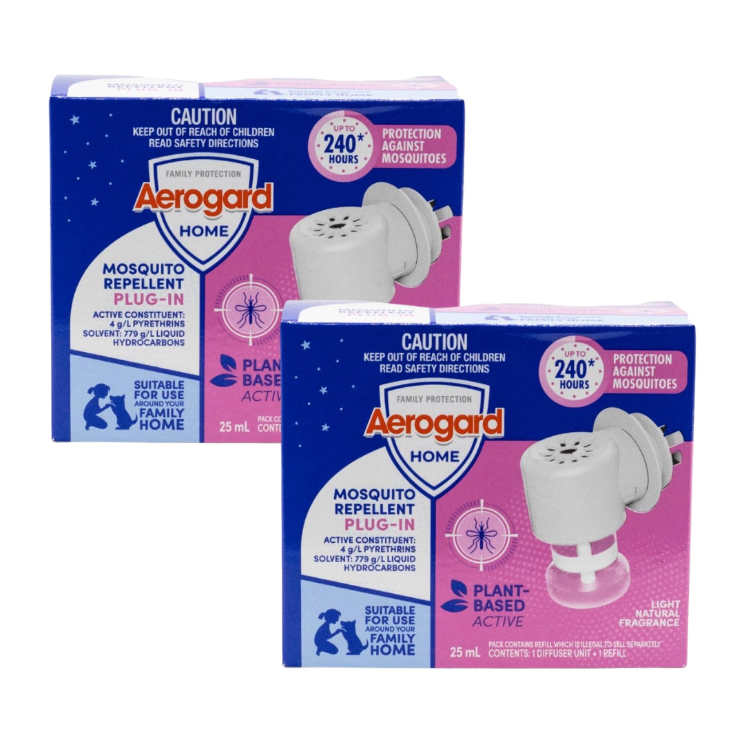 Aerogard Mosquito Repellent Plug In 25ML (2 Pack)