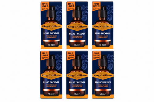 King C Gillette Beard Thickener 50mL x 6