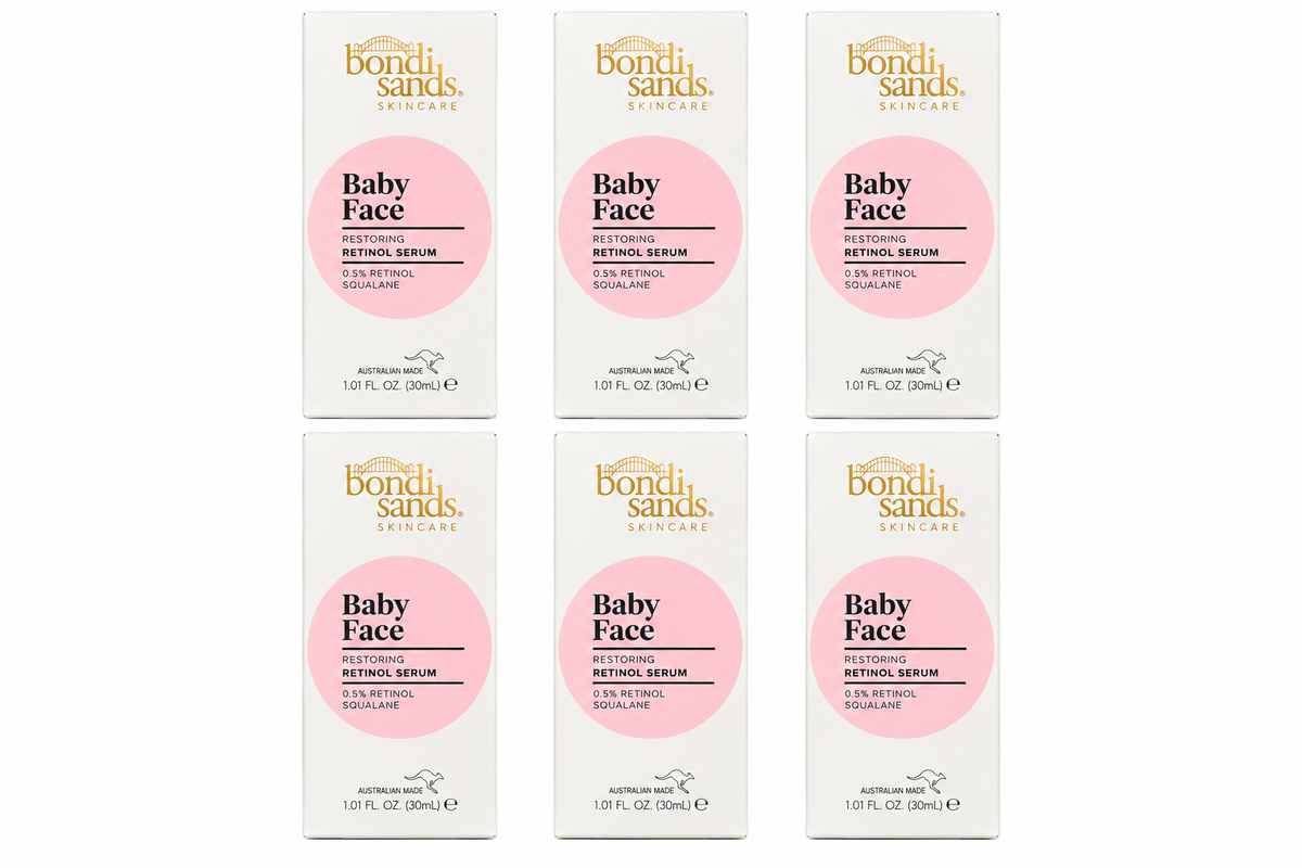 Bondi Sands Baby Face Retinol Serum 0.5% Squalane 30mL x 6