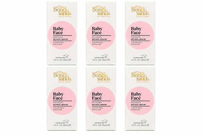 Bondi Sands Baby Face Retinol Serum 0.5% Squalane 30mL x 6