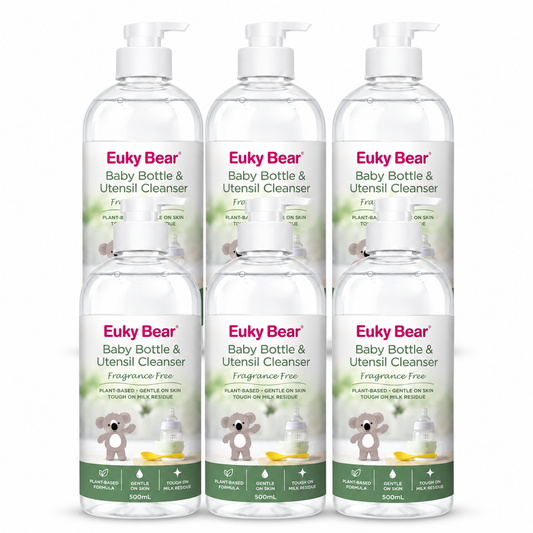 Euky Bear Baby Bottle & Utensil Cleanser 500mL – Pack of 6