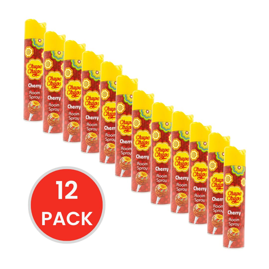 Chupa Chups 300ml Room Spray Cherry (12x Pack)