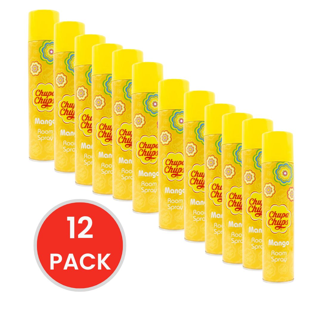 Chupa Chups 300ml Room Spray Mango (12x Pack)