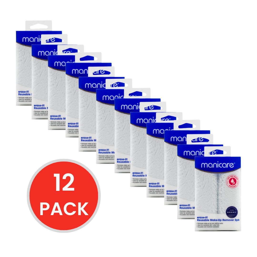 Manicare Erase It Make Up Remover 3 x 2Pk (6x Pieces)