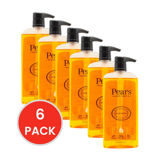 Pears Body Wash Pure & Gentle Original 500ml (6x Pack)