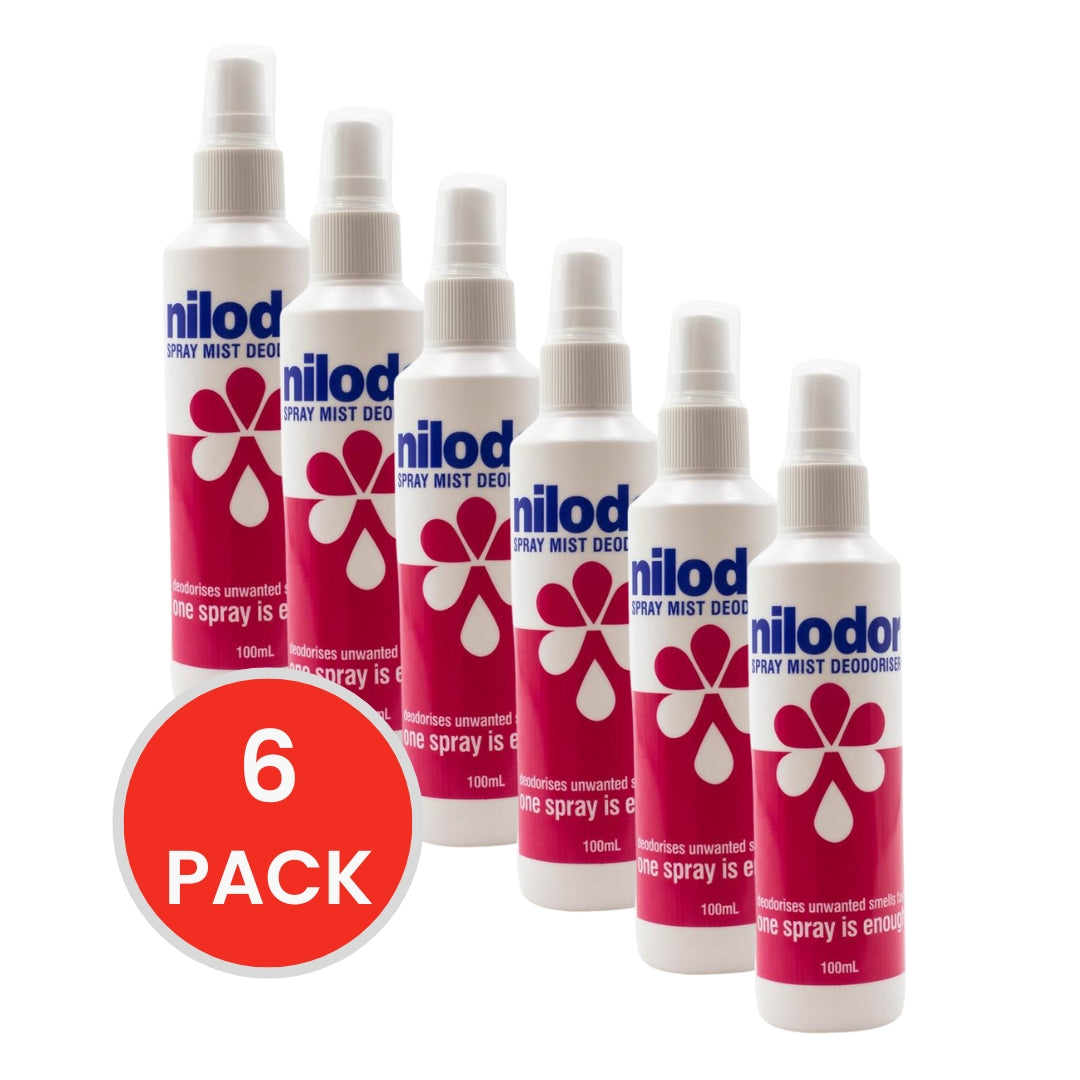 Nilodor Mist Deodoriser 100ml Spray (6x Pack)