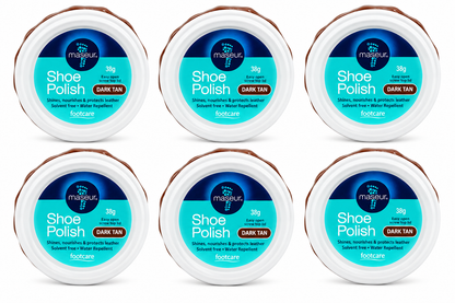 Maseur Shoe Polish Dark Tan 38g x 6