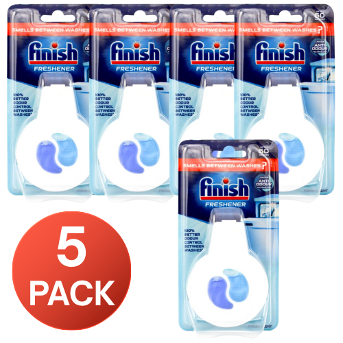 Finish 4mL Dishwashing Freshener With Hanger Fresh Scent (5 Pack)