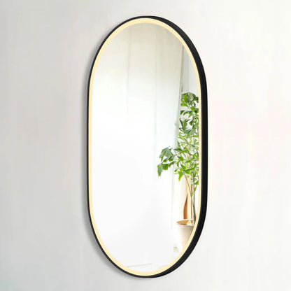 LED Noosa 1200(W)x750(H) Black Metal Frame Mirror- Install Horizontal or Vertical