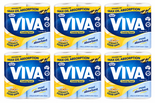 Viva Cooking Paper Towel 2 Rolls x 6