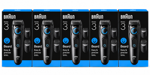 Braun Beard Trimmer Series 3 BT3 Precision Electric Trimmer x 5