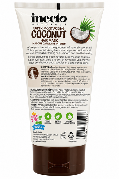 Inecto Coconut Hair Mask 150mL x 6