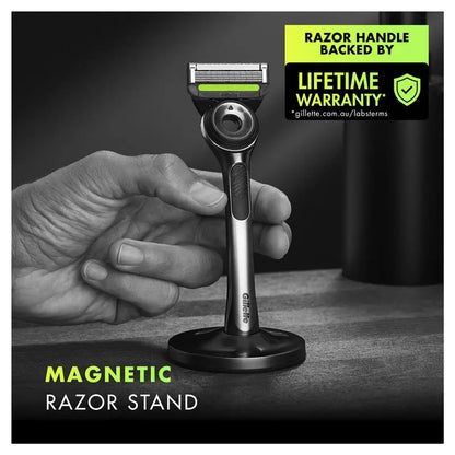 GILLETTE LABS RAZOR WITH TWO BLADE REFILLS