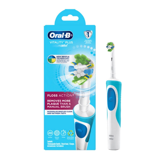 ORAL B ELECTRIC TOOTHBRUSH VITALITY PLUS FLOSS ACTION