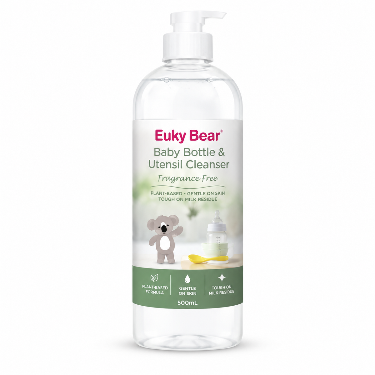 Euky Bear Baby Bottle & Utensil Cleanser 500mL – Pack of 6
