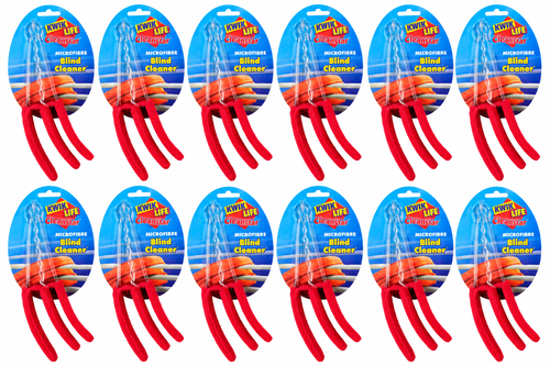 Kwik Life Microfibre Blind Cleaner 12 Pack Venetian Window Dusting Tool