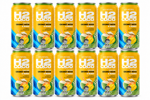 H2 Coco Coconut Water & Mango 500mL x 12