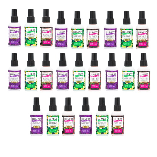 Lumist Toilet Bowl Spray Asst 60mL Fruity Bliss x8 Jasmine Magic x8 Lavender Serenity x8 (24 Pack)