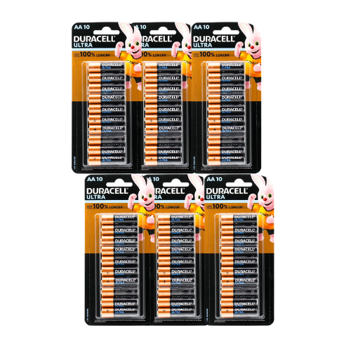 Duracell Ultra AA Batteries PK10 (60 Pack)