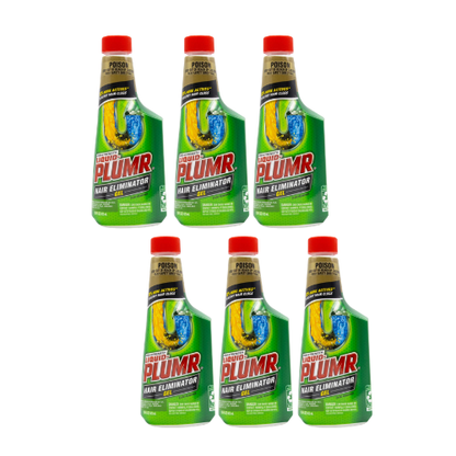 Liquid Plumr Pro Strength Hair Eliminator Gel 473mL (6 Pack)