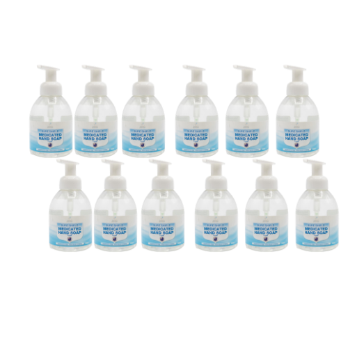 Zexa Medicated Hand Soap Sure Shield Fragrance Free 500mL (12 Pack)
