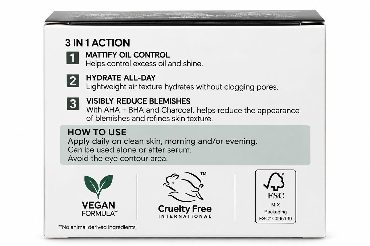 Garnier Pure Active 3 in 1 Daily Mattifying Air Cream 50mL x 6