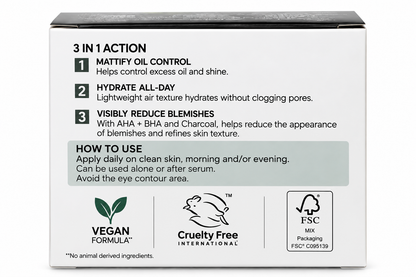 Garnier Pure Active 3 in 1 Daily Mattifying Air Cream 50mL x 6