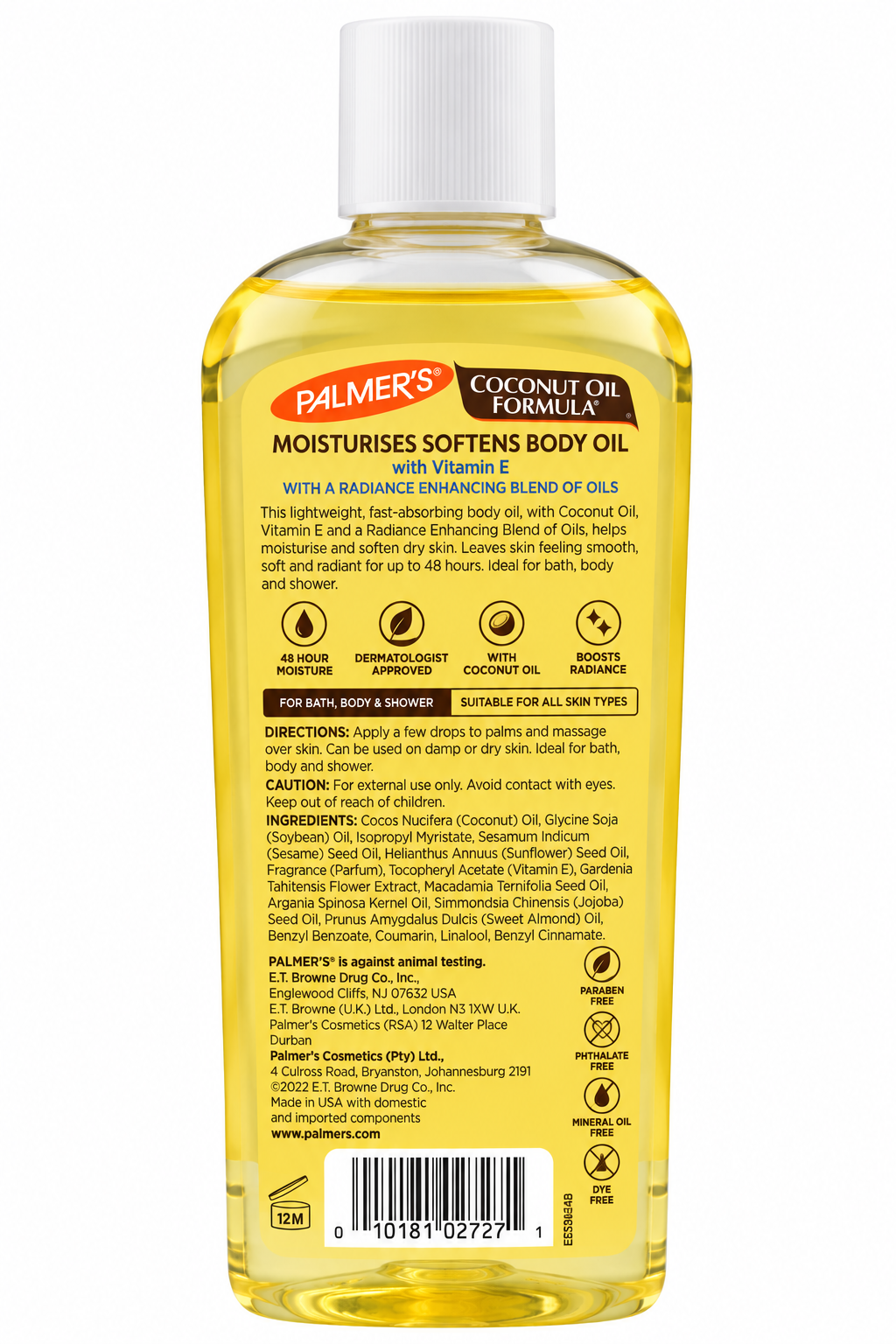 Palmers Ultra Moisturising Body Oil 150mL x 3