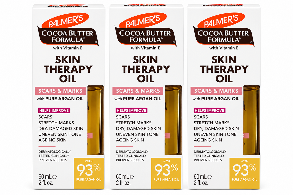 Palmers Cocoa Butter Skin Therapy Oil 60mL x 3