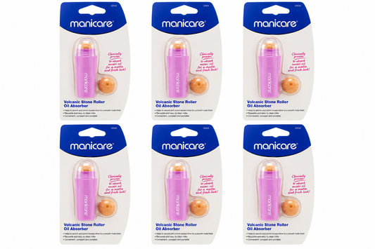 Manicare Volcanic Stone Oil Absorber Face Roller Reusable 6 Pack