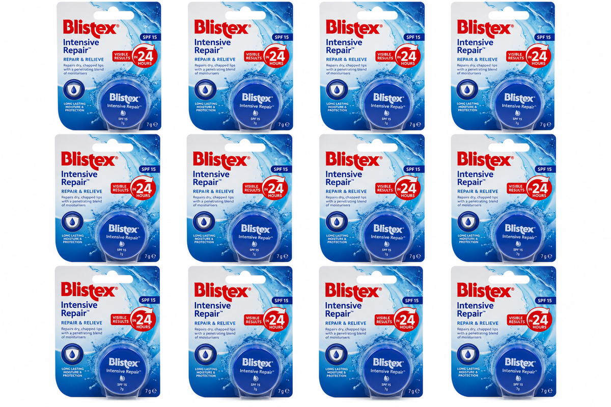 Blistex Intensive Repair SPF15 Lip Balm 7g x 12