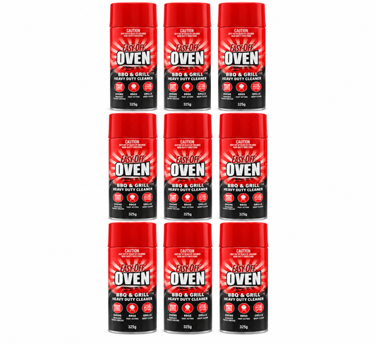 Easy Off Oven & BBQ Expert Heavy Duty Cleaner 325g x 9 Pack