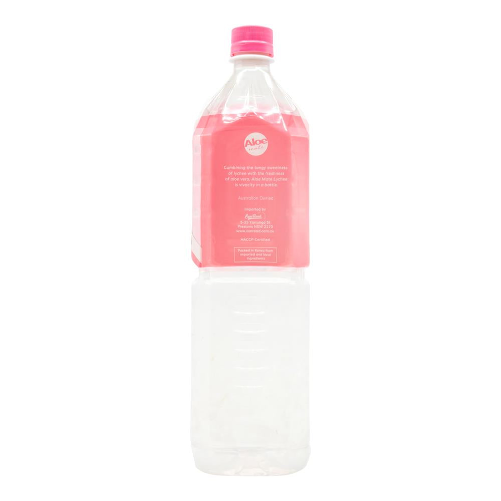 Aloe Mate Aloe Vera Drink Lychee 1.5L (12 Pack)