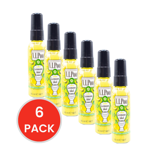 Air Wick 55mL V.I.Poo Toilet Spray Lemon Idol (6 Pack)