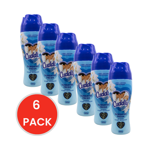 Cuddly 240g In Wash Scent Booster Sunshine Fresh (6 Pack)