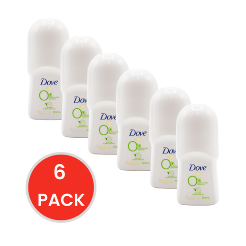 Dove 50mL Roll On Deodorant Cucumber And Green Tea (6 Pack)
