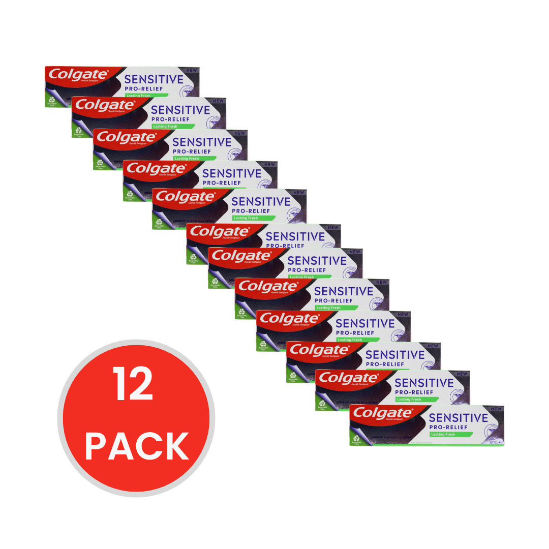 Colgate 110g Toothpaste Sensitive Pro Relief Lasting Fresh (12 Pack)